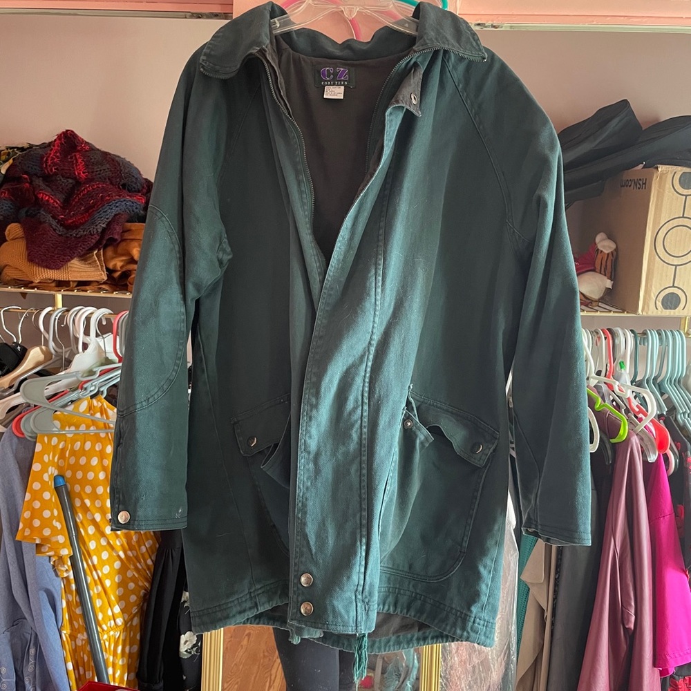 Vintage code zero forest green coat!